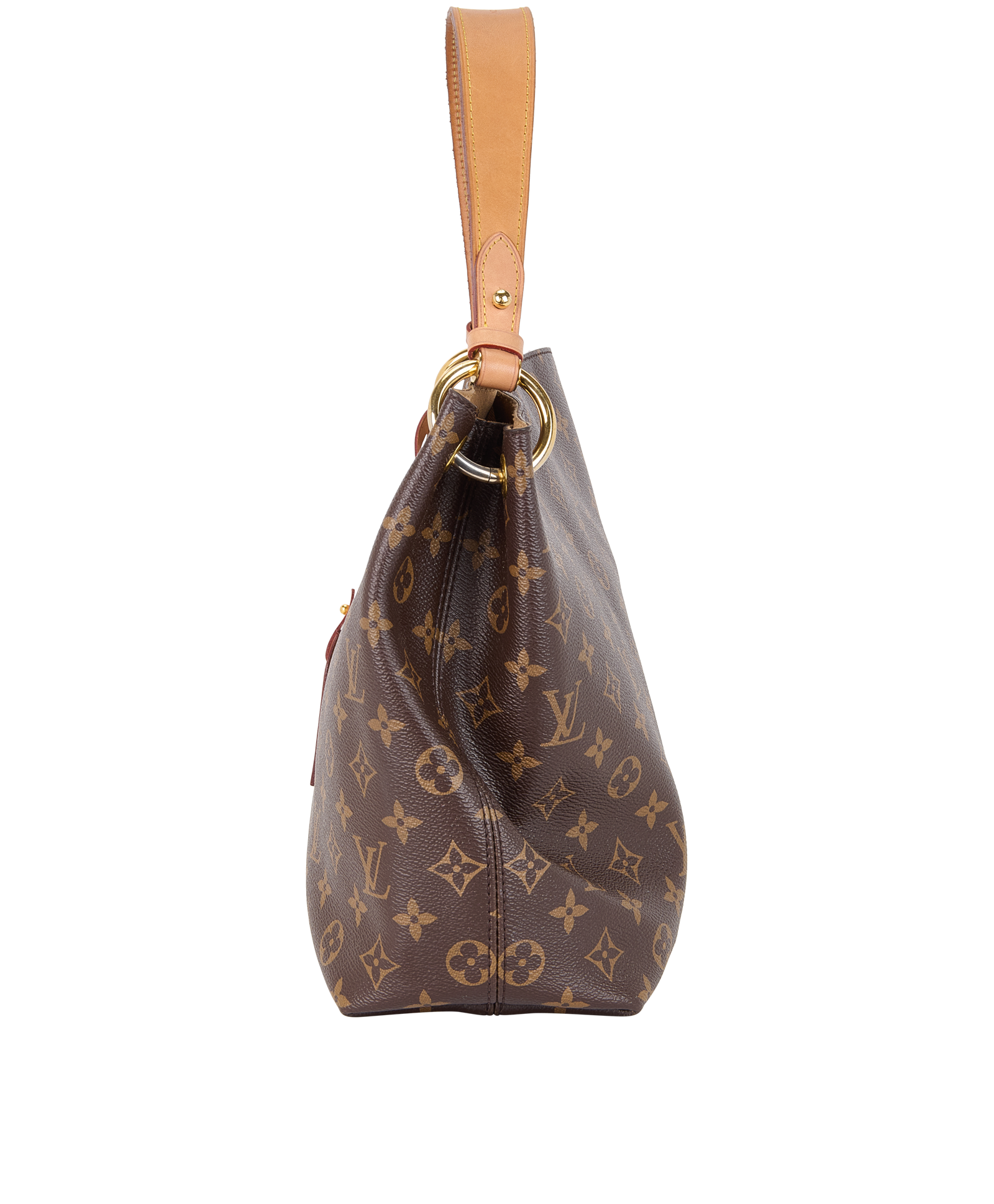Graceful PM, &pound;895, Handbags, Brown, Canvas, Bottom view